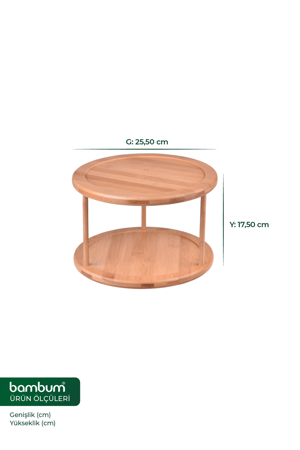 Shelby - 2 Tier Rotating Cookie Stand