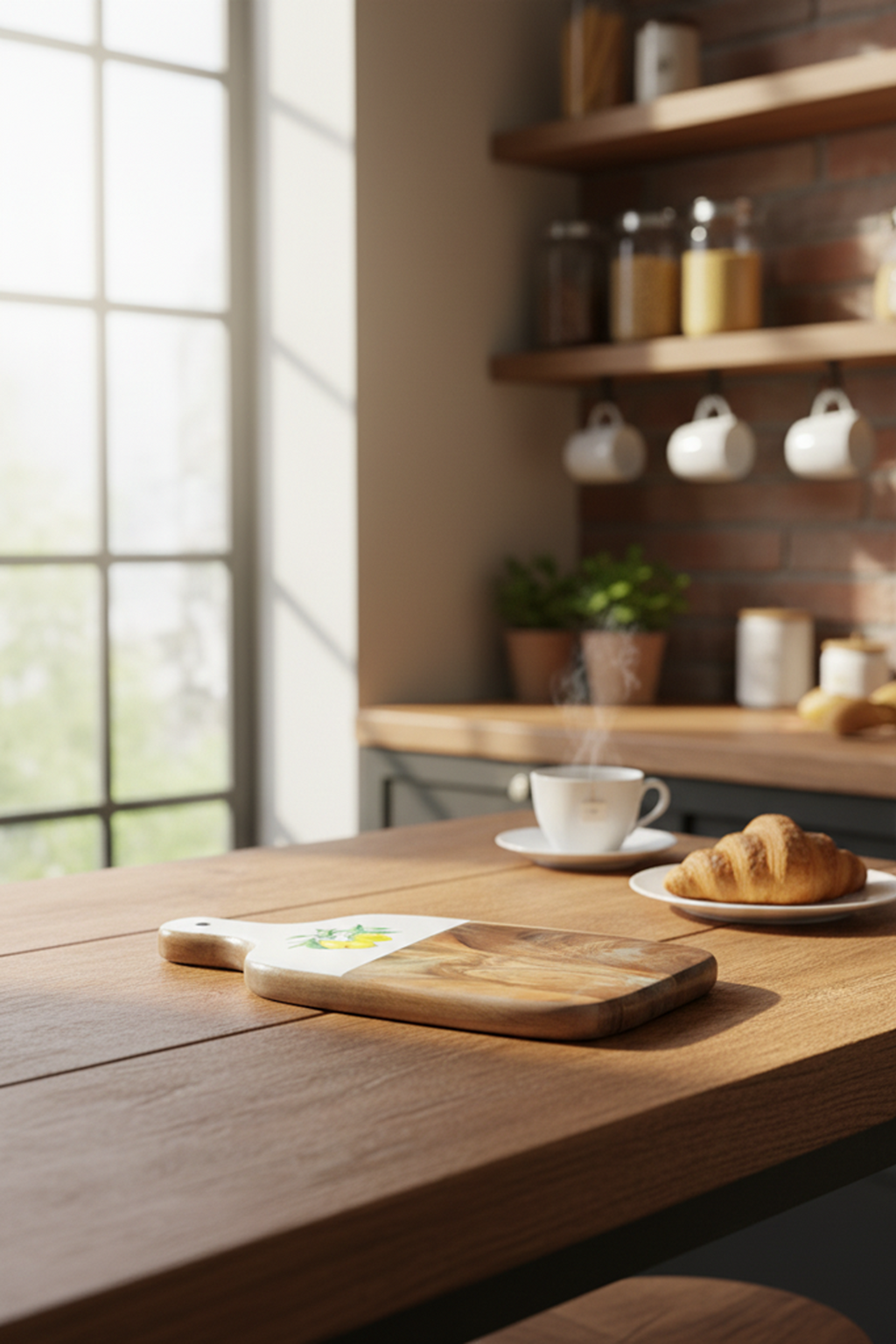 Imroz Lemon Rectangular Cutting Board 30*18 cm.
