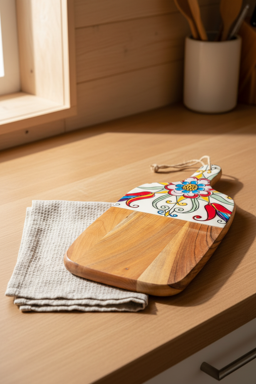 Porto Collection – Acacia Rectangular Cutting & Serving Board 18×30 cm