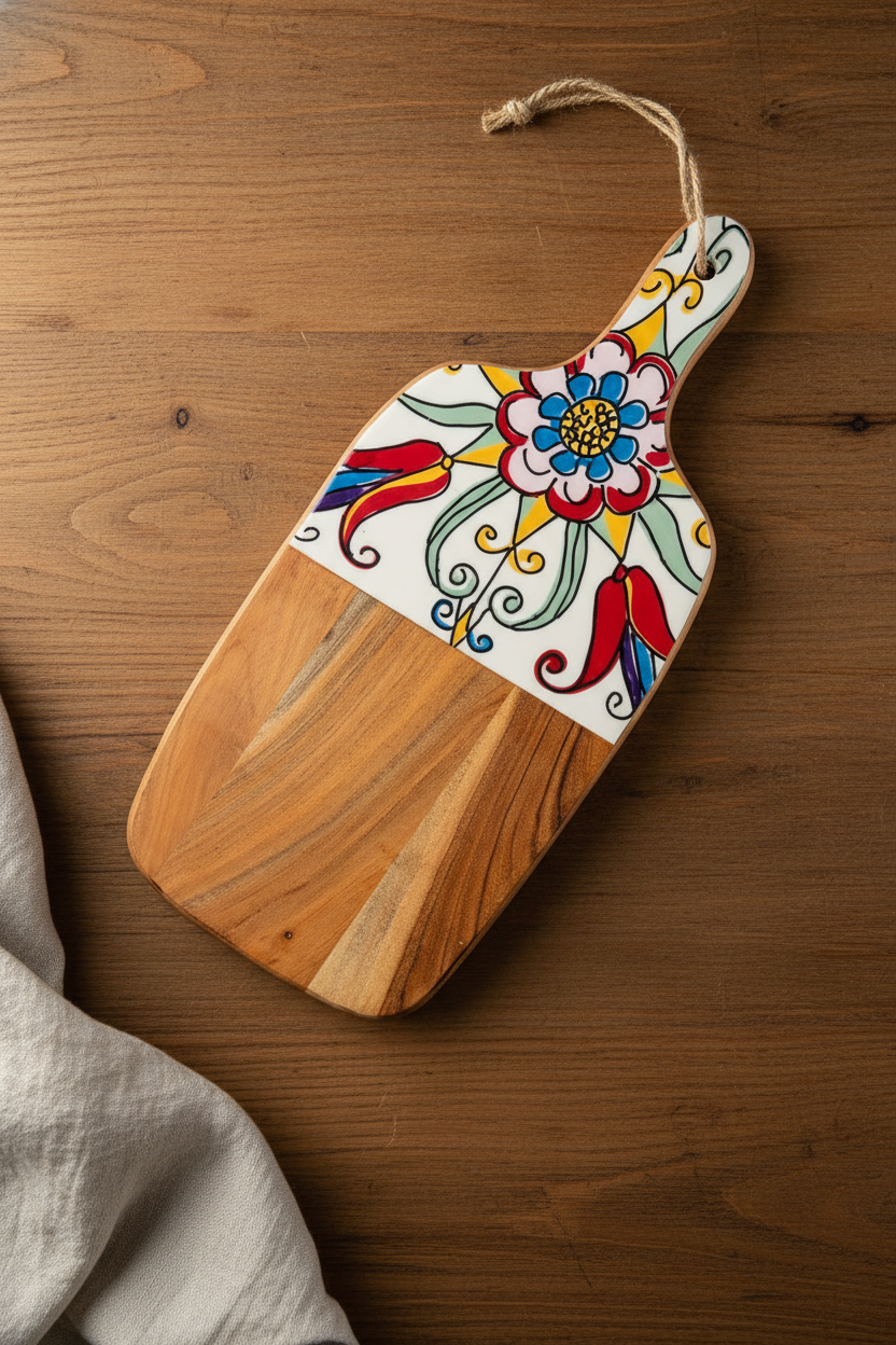 Porto Collection – Acacia Rectangular Cutting & Serving Board 18×30 cm