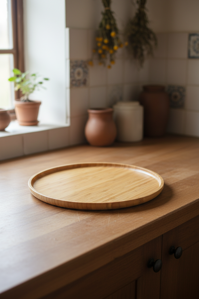 Cappuccino - Round Tray 33 cm. - A La Turca