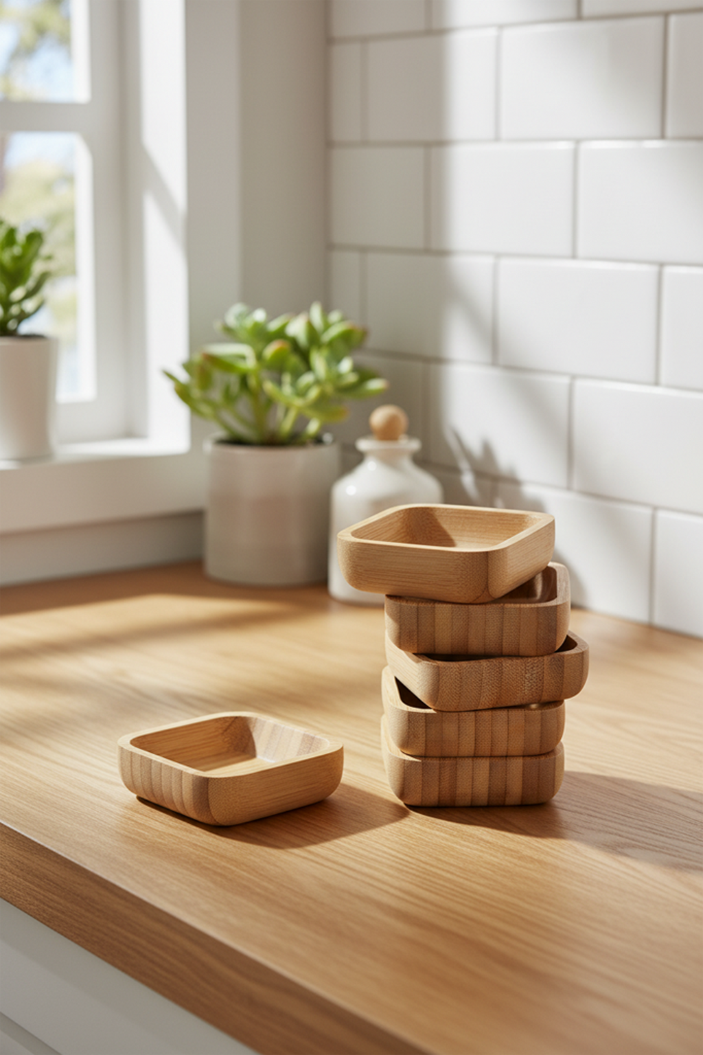 Hemp - 6 Pcs Square Sauce Bowl