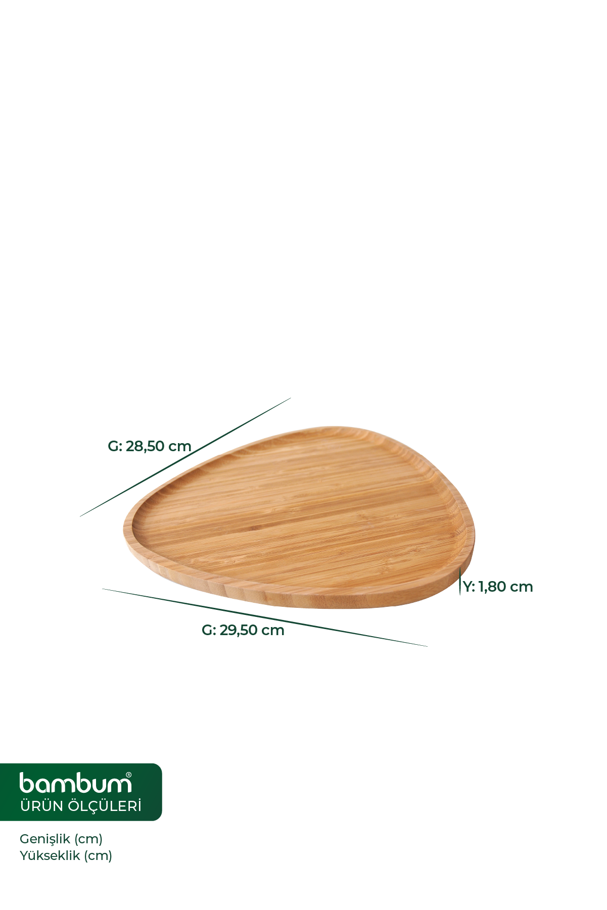 Macchiato - Triangle Tray Large 29.5 cm