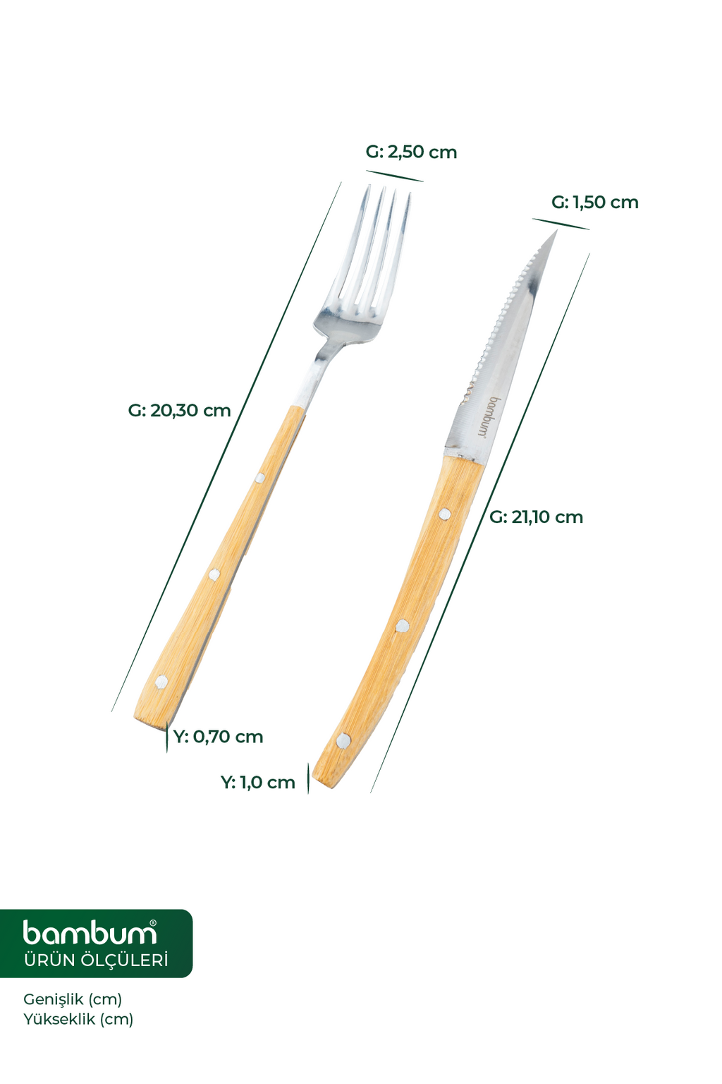 Spartan - Steak Cutlery Set for 1 Person