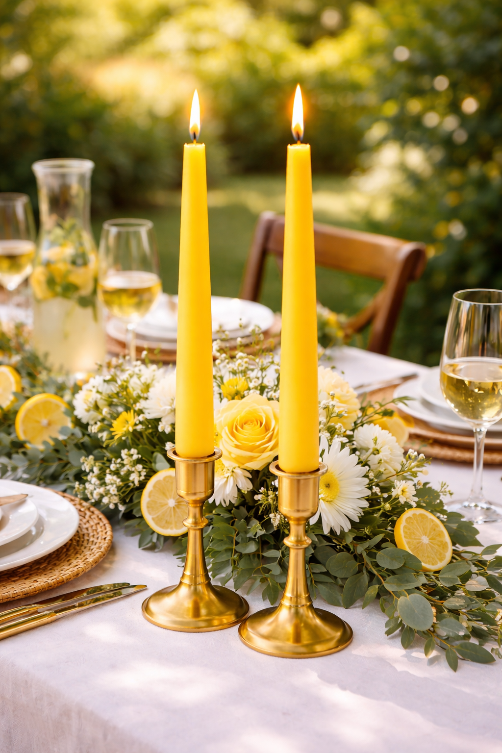 Classic Taper Candles – 25 cm (Set of 2)