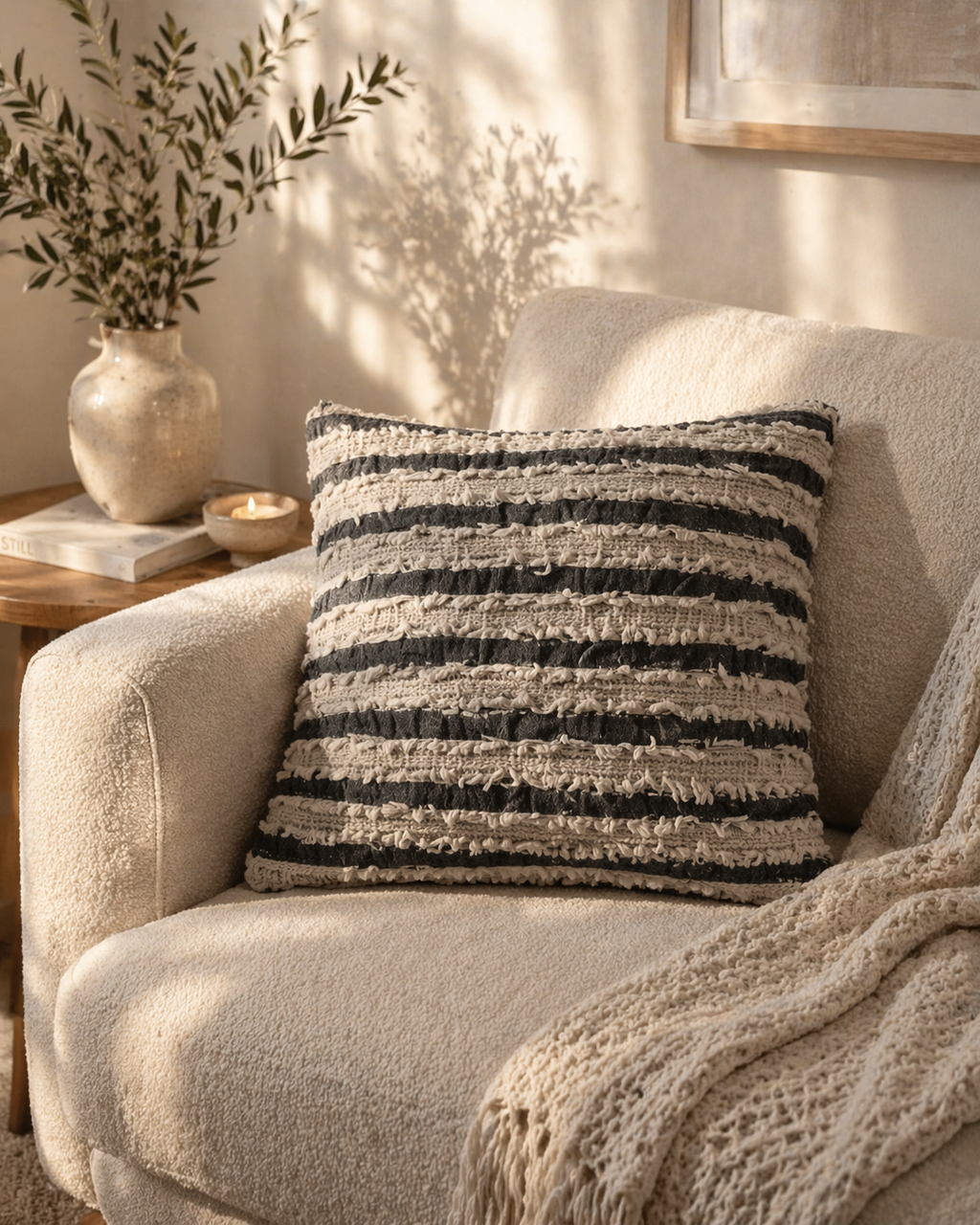 Istanbul Noir Cushion Cover – Black | 45x45 cm