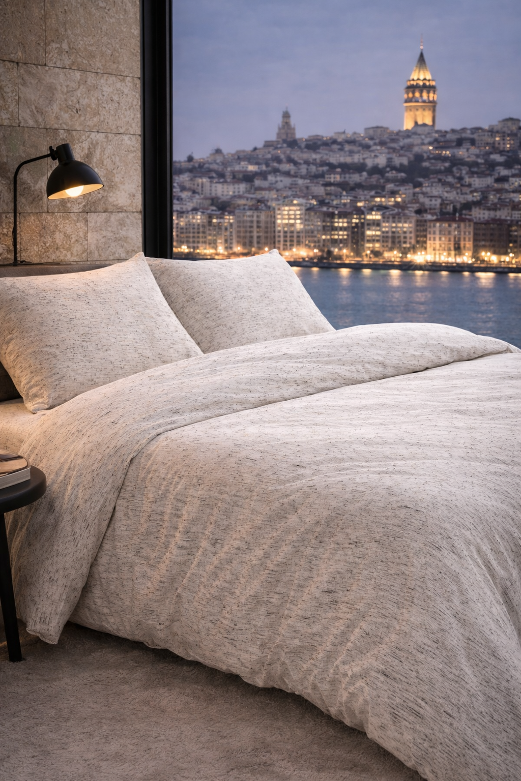 Istanbul Noir Duvet Cover Set – 200x220 cm