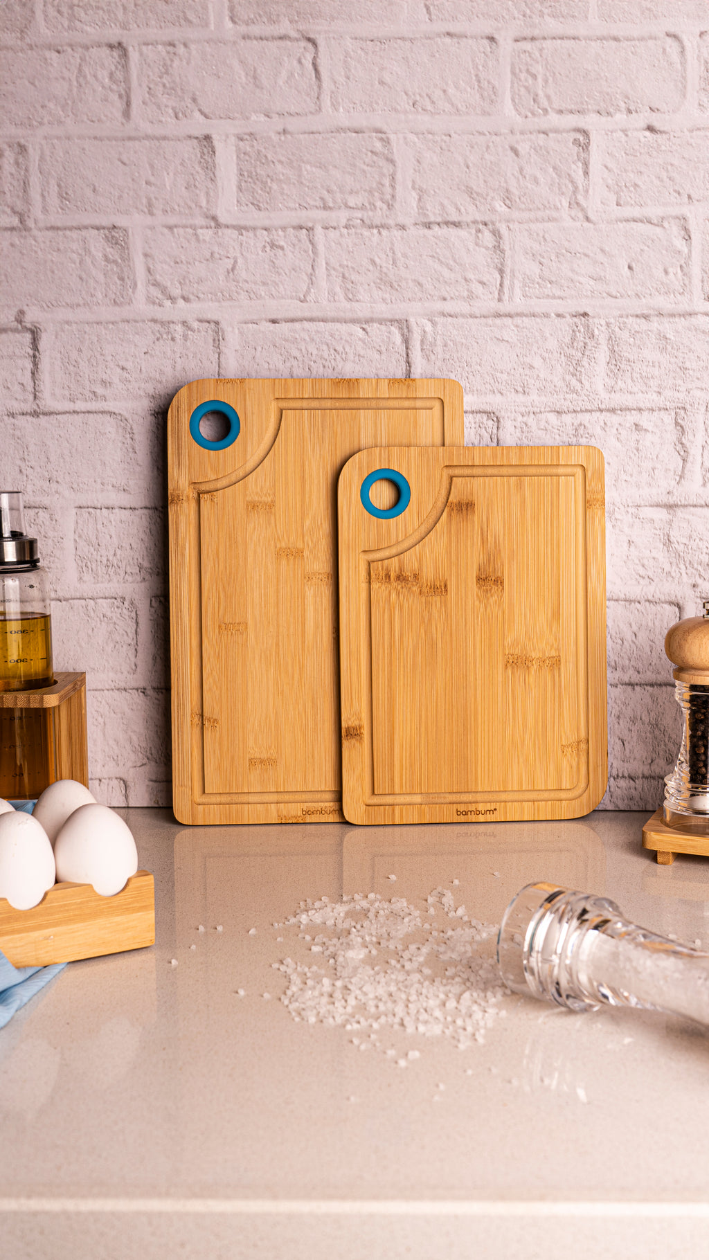 Dual - 2 Pcs Cutting Board Blue - A La Turca