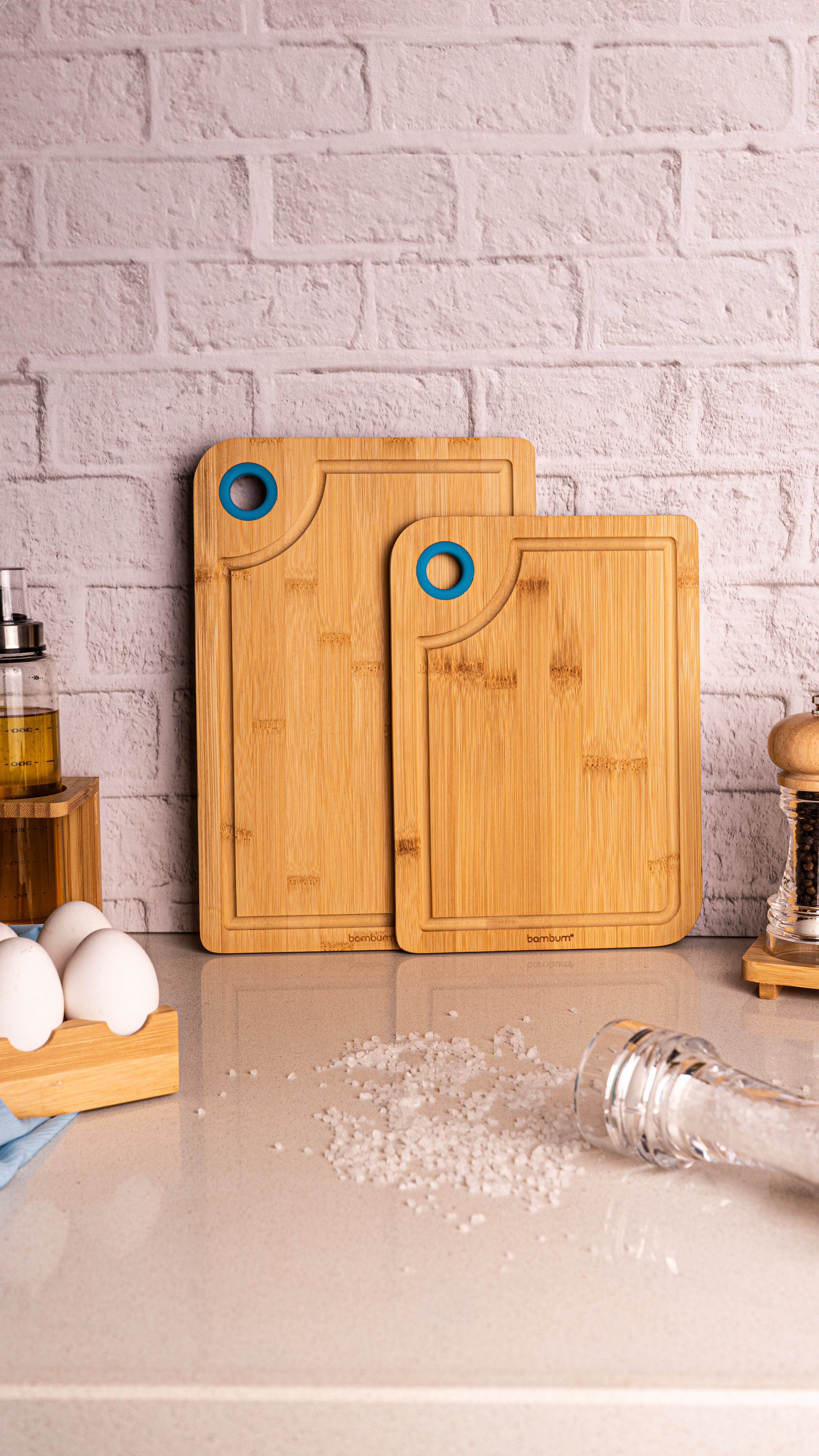Dual - 2 Pcs Cutting Board Blue - A La Turca