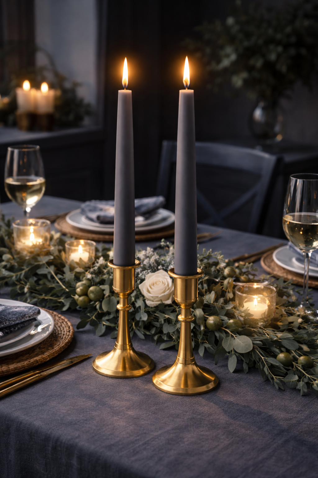 Classic Taper Candles – 25 cm (Set of 2)