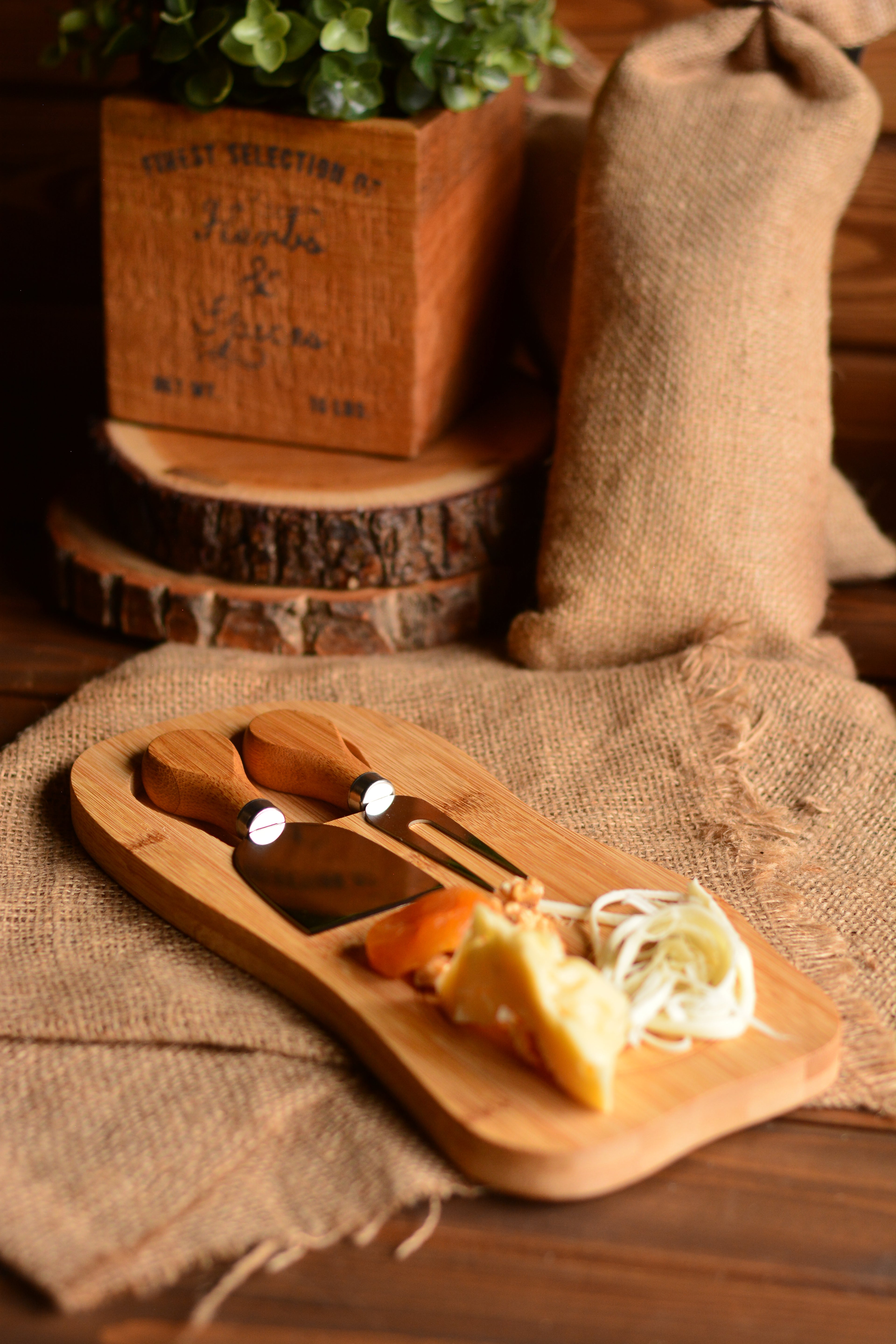 Gon - 3 Pcs Cheese Serving Set