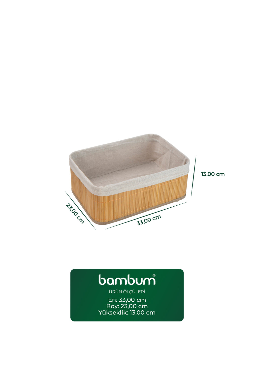 Linen - Basket Set of 4 Rectangle
