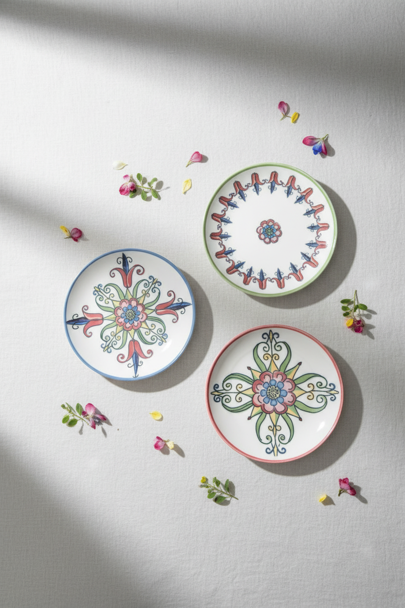 Porto Collection - 14 Piece Porcelain Breakfast Set