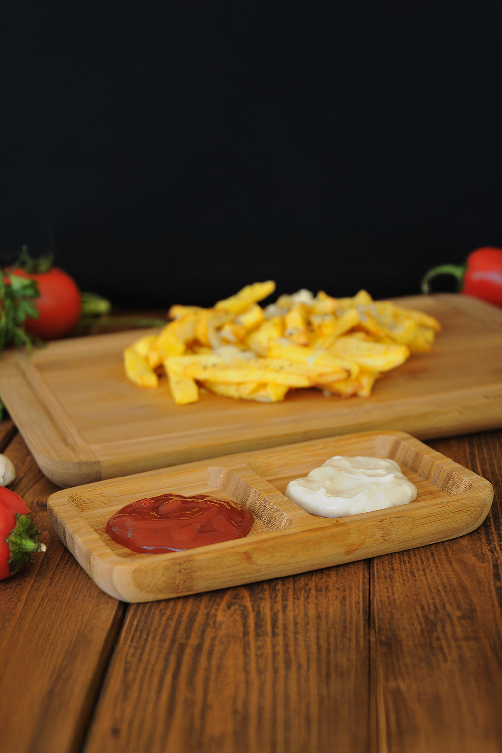 Ganberi - 2 Sections Sauce Plate 17.50*10 cm.