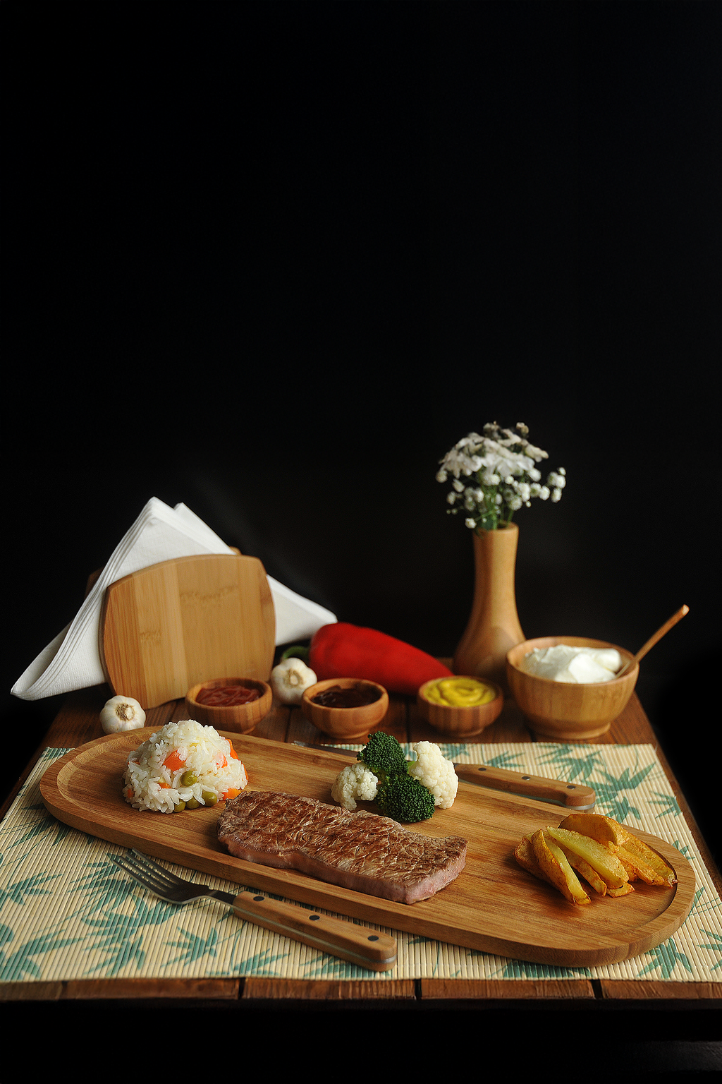 Latte - Rectangle Tray Large 44.5*16.5
