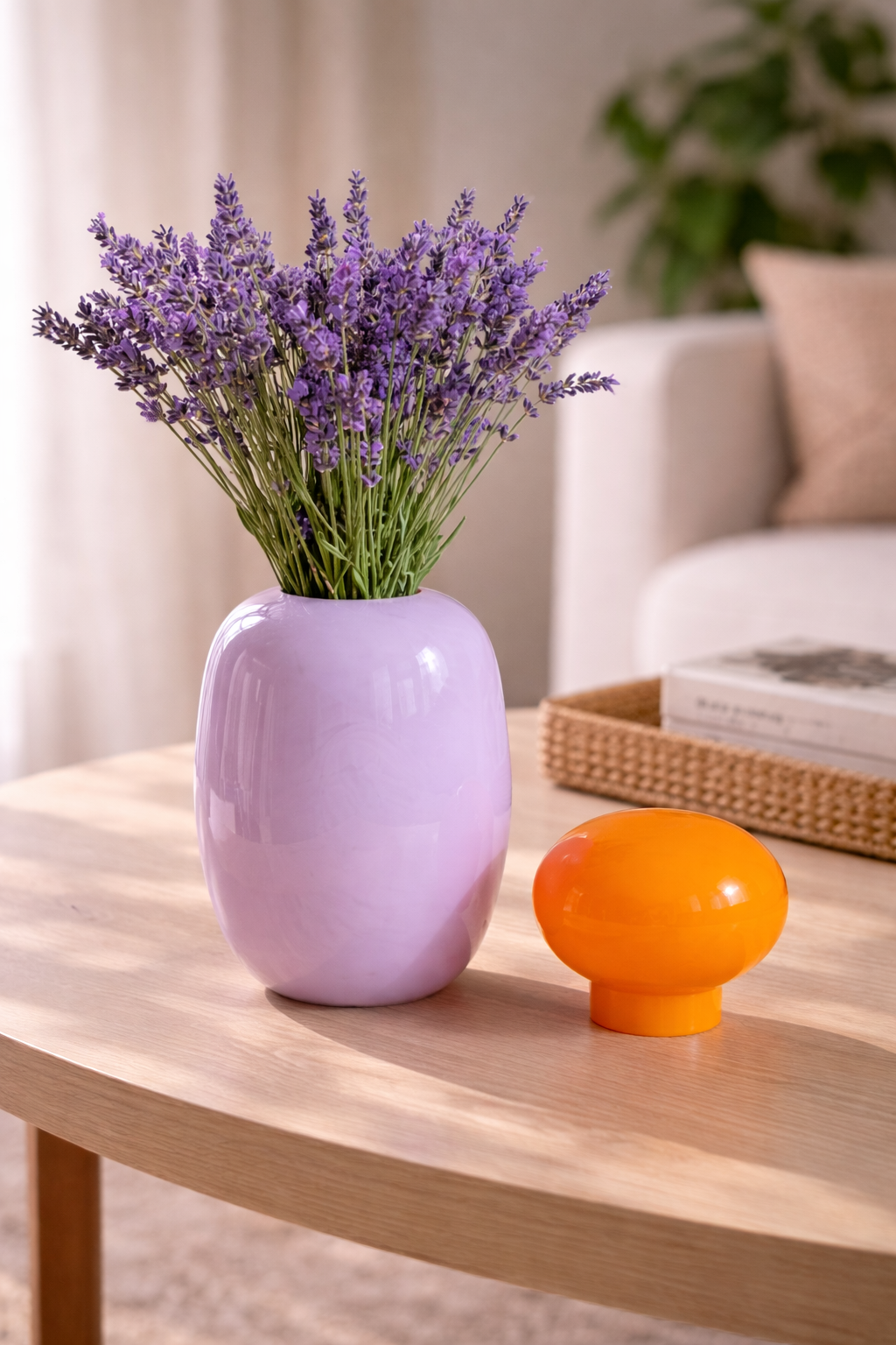 Cappadocia Sunset Pop Glass Jar Vase – Handmade Decorative Object