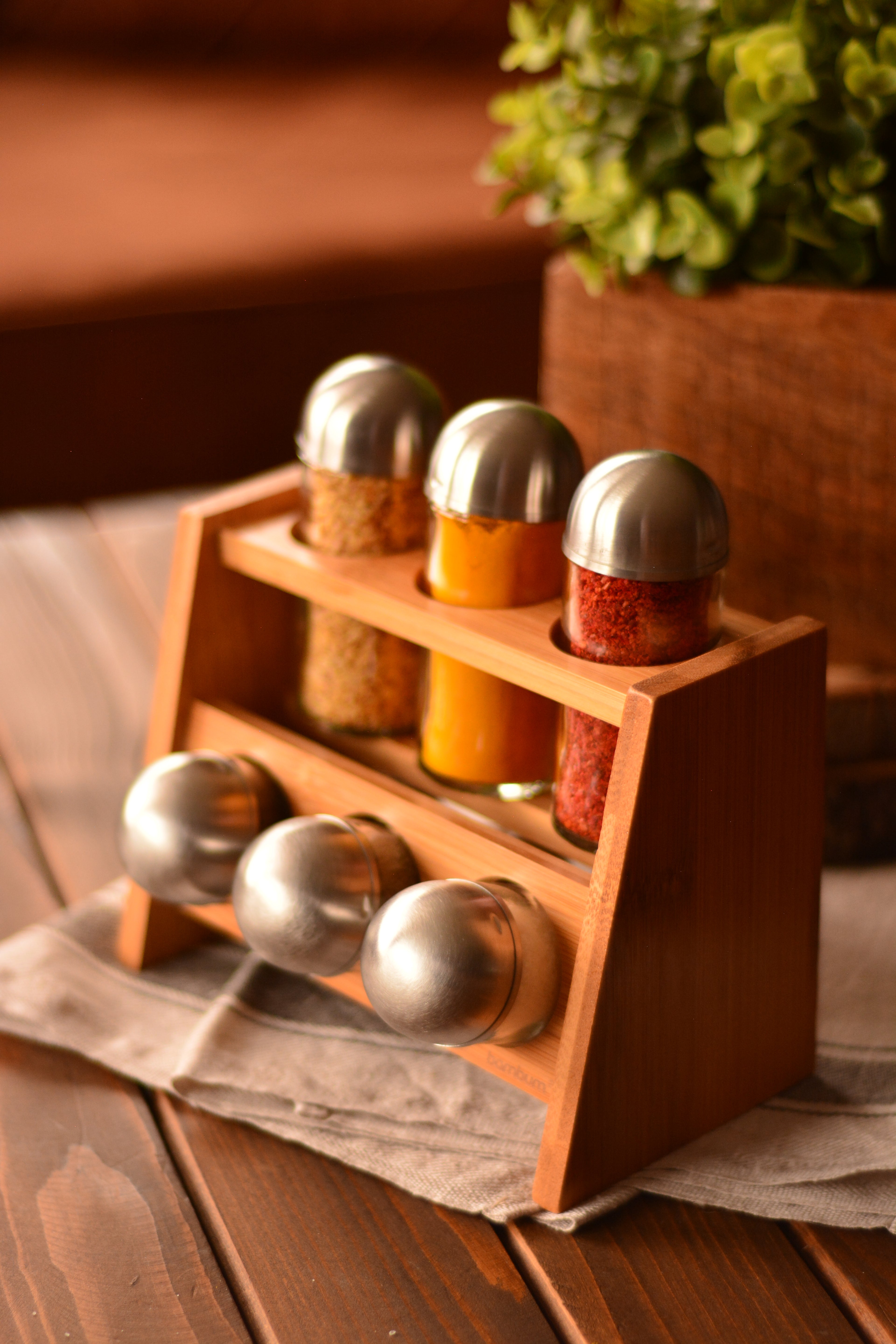 Pacito - Spice Rack with 6 Bottles