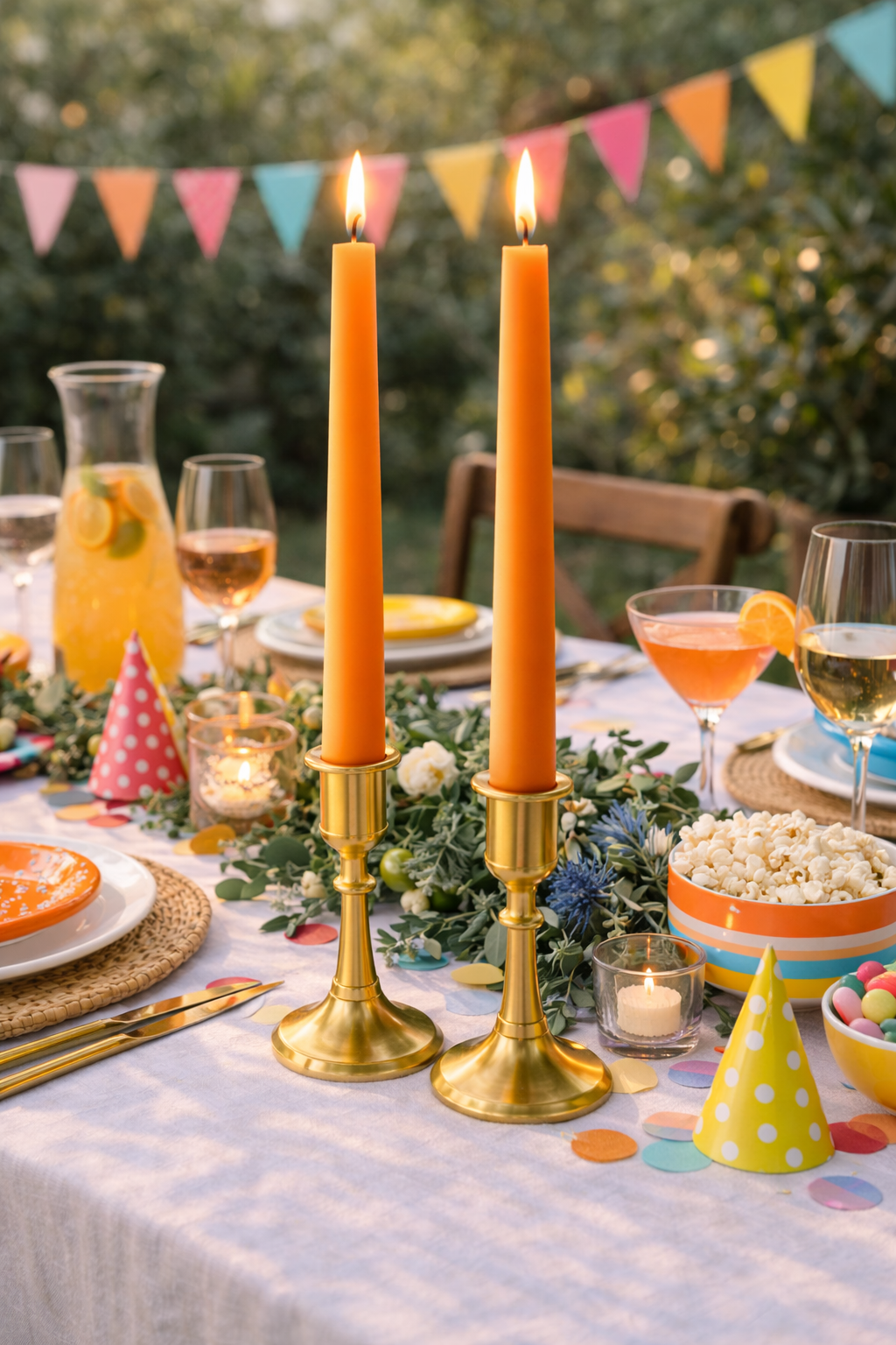 Classic Taper Candles – 25 cm (Set of 2)