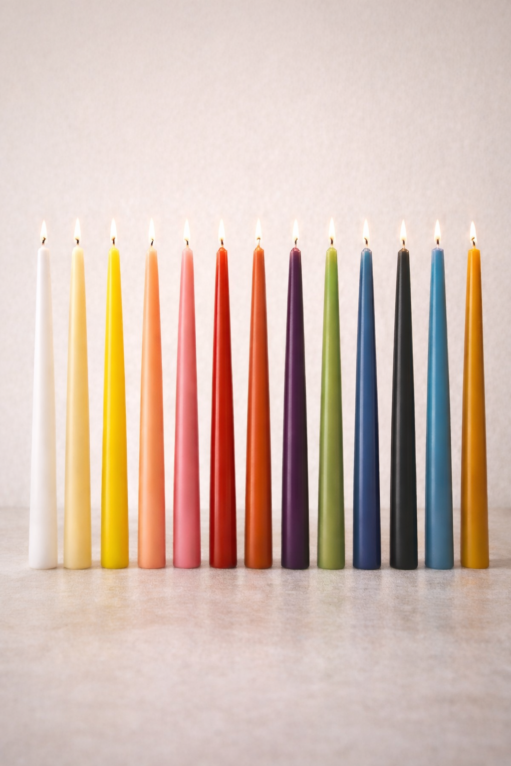 Classic Taper Candles – 25 cm (Set of 2)
