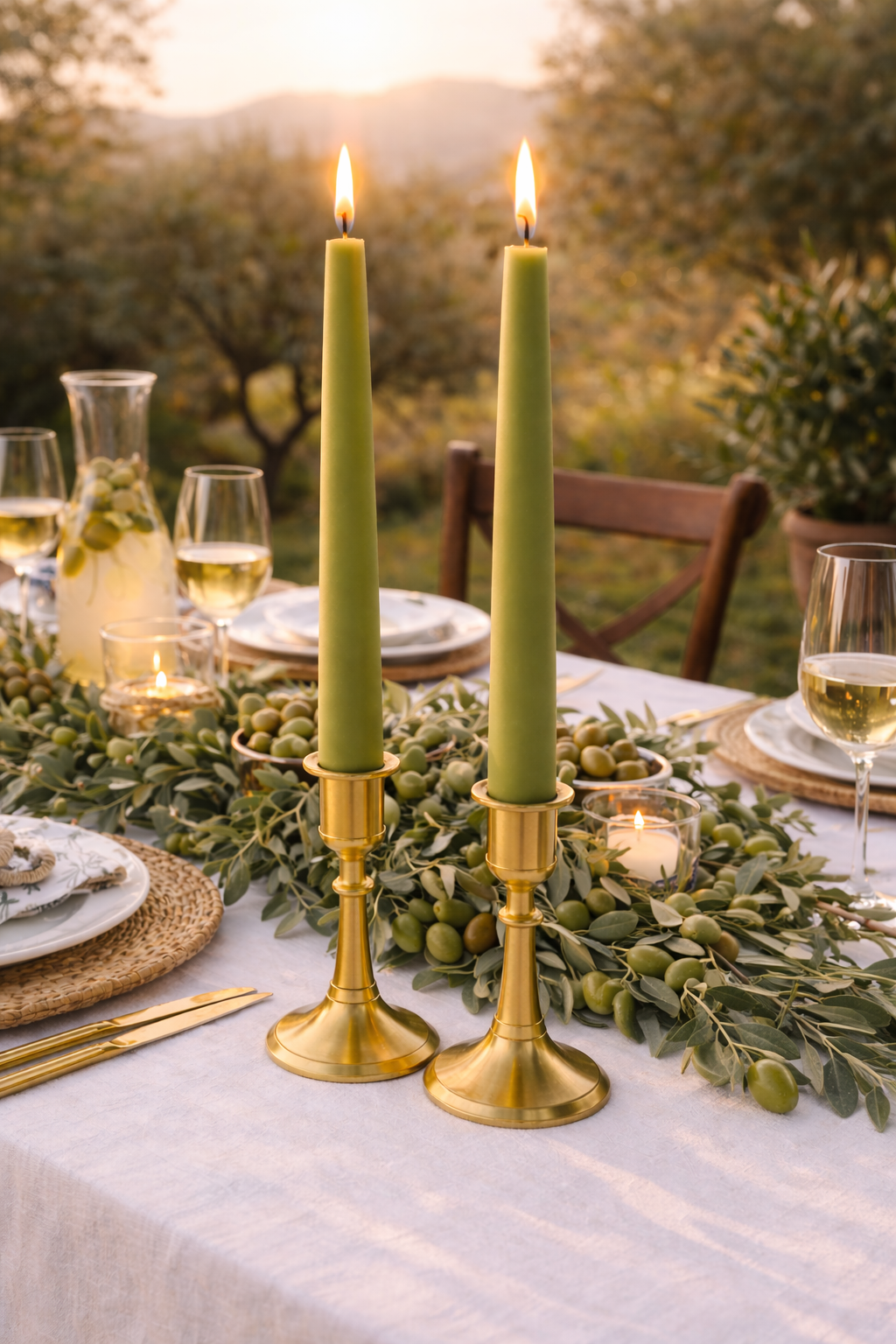 Classic Taper Candles – 25 cm (Set of 2)