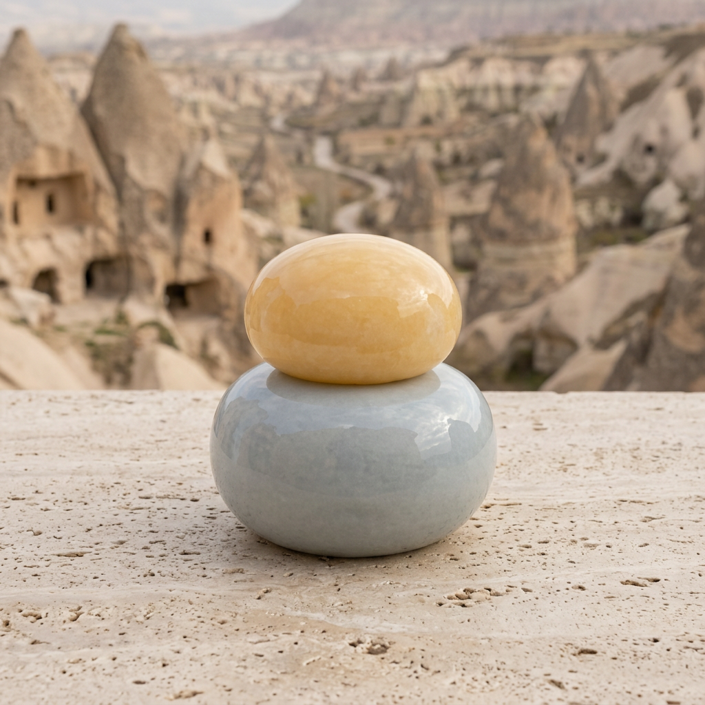 Cappadocia Honey Mist Jar Vase – Handmade Decorative Object