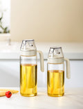 Pinmoo Easy Oil Dispenser Bottle 700ml – Large Glass Olive Oil Bottle