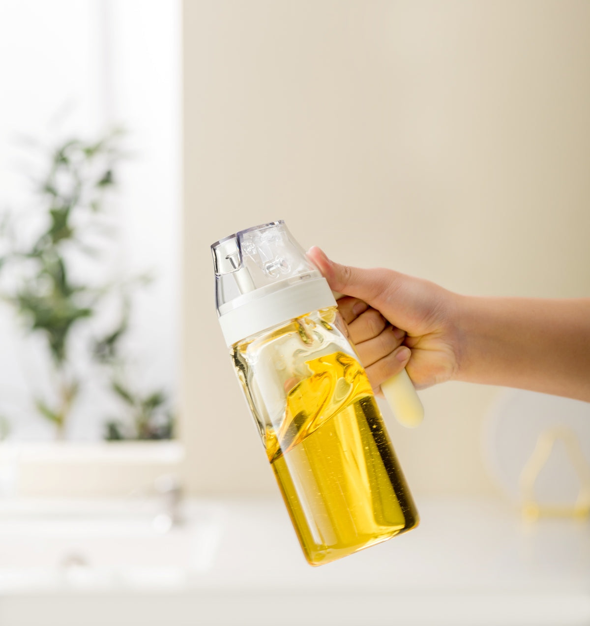 Pinmoo Easy Oil Dispenser Bottle 550ml – Glass Olive Oil Bottle