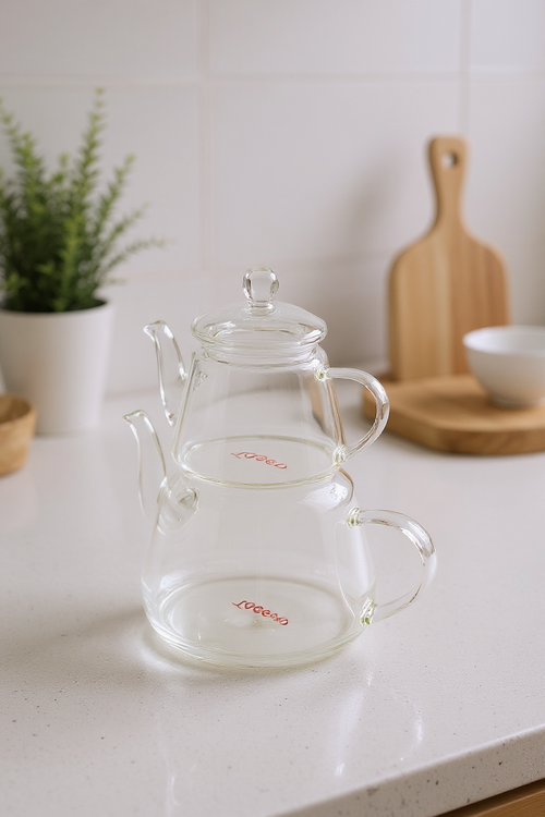 Anatolian Glass Teapot/ Turkish Teapot