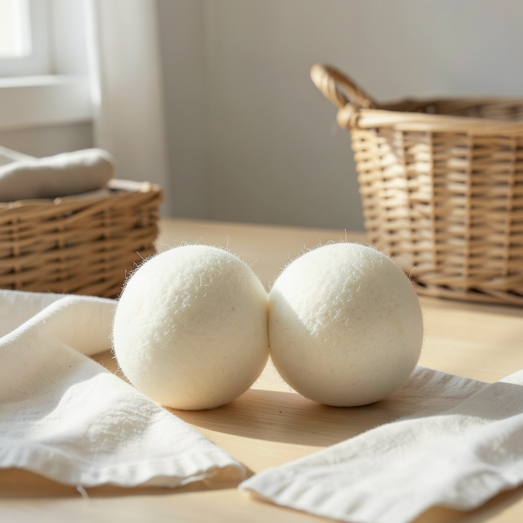Natural Wool Dryer Balls – Set of 2