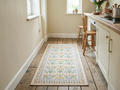 Flower Print Woven Base Rug 80*150 - Cotswolds Collection