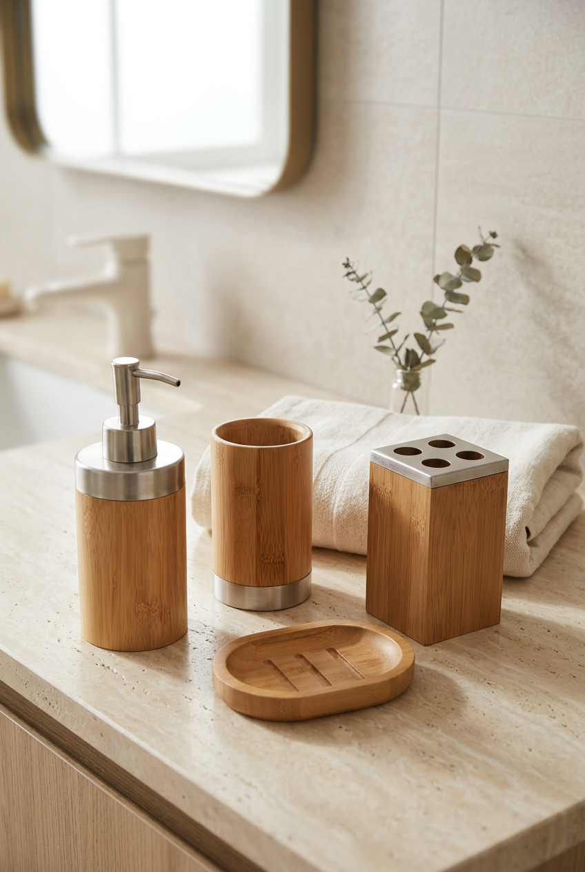 Mystik - 4 Pcs Bathroom Set