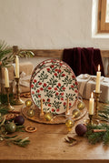 New Year Pomegranate Flower Cake Plate Set of 6 – 19 cm