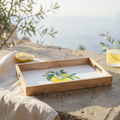 Imroz Lemon Service Tray- Big 35*45 cm