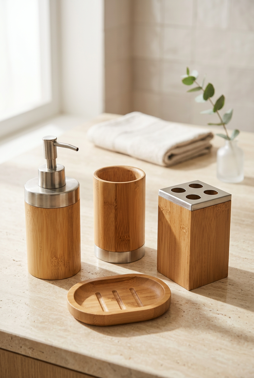 Mystik - 4 Pcs Bathroom Set