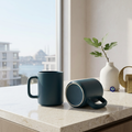 Petrol Blue Mug Set (2 pcs) – Istanbul Edition 300 ml