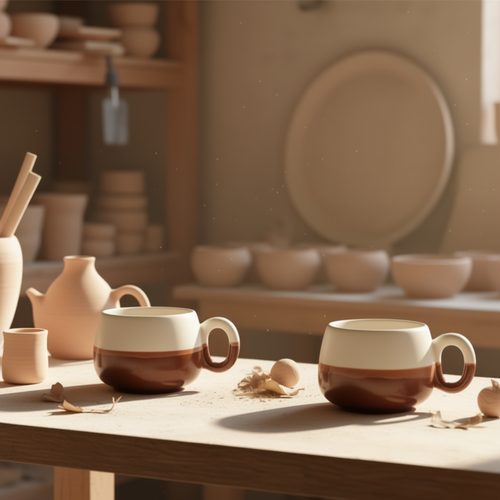Avanos Ceramic Coffee Cup Set – Cappadocia Collection  220ml