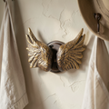 Golden Wings Wall Hook – Metal Coat Hanger
