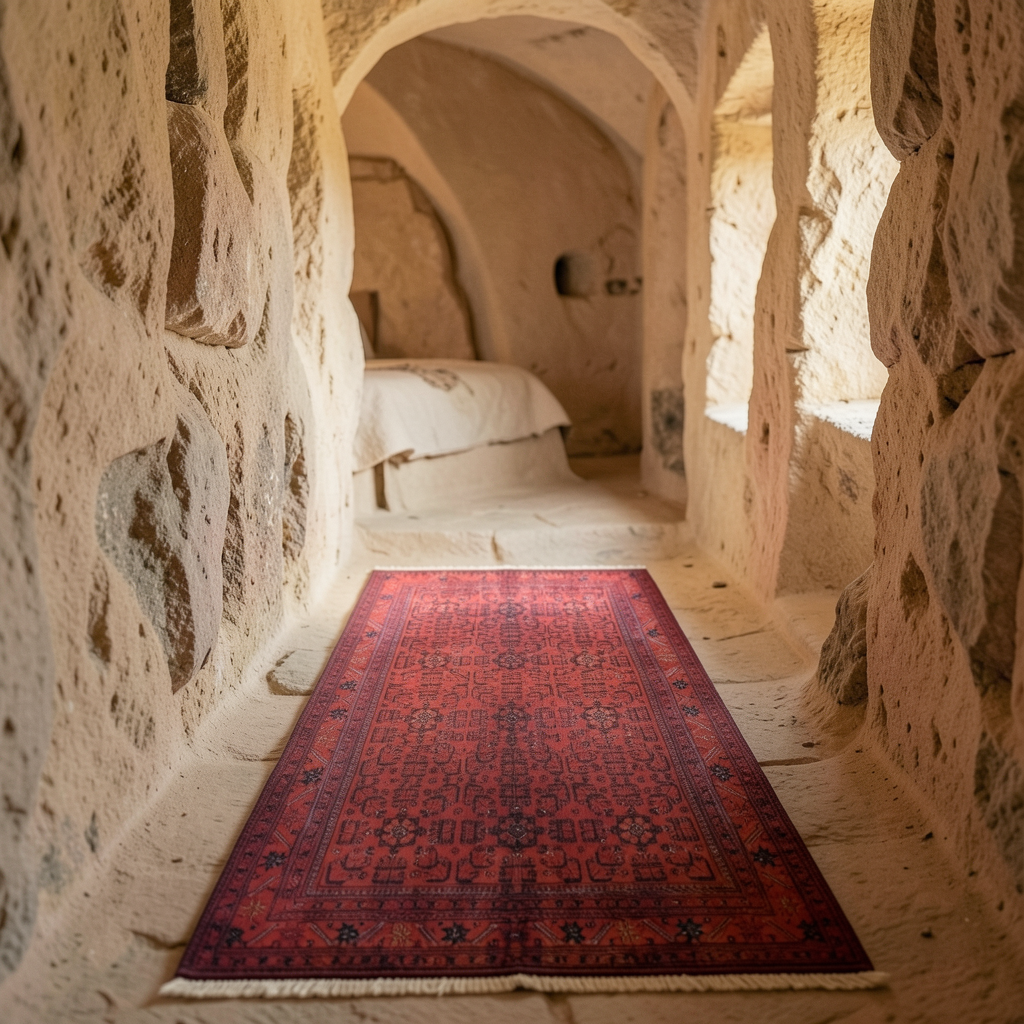Anatolia Buhara Print Woven Base Rug 80*150 cm.