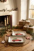 New Year Love Cars Serving Set of 2 – 12x18 cm