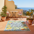 Soleil Estival Print Woven Base Rug 80*150 cm-French Riviera Collection