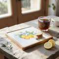 Imroz Lemon Square Tray Small 20 cm