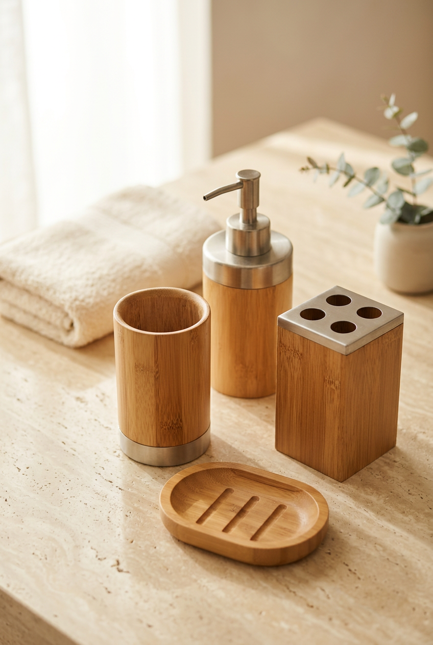 Mystik - 4 Pcs Bathroom Set