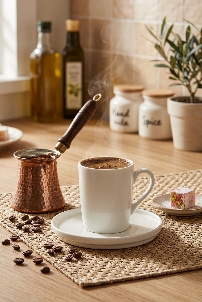 Anatolia Set of 6 Coffee Cups/ Turkish Coffee/ 75 ml- - A La Turca