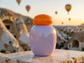 Cappadocia Sunset Pop Glass Jar Vase – Handmade Decorative Object