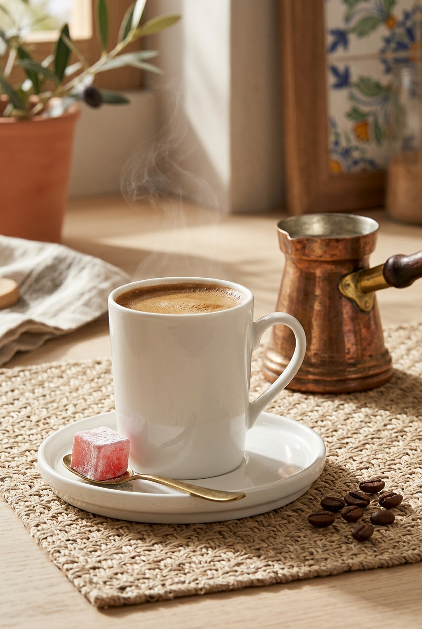 Anatolia Set of 6 Coffee Cups/ Turkish Coffee/ 75 ml- - A La Turca