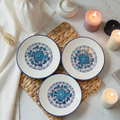 Iznik  Handmade Turkish Ceramic Plate Set – 6 Piece