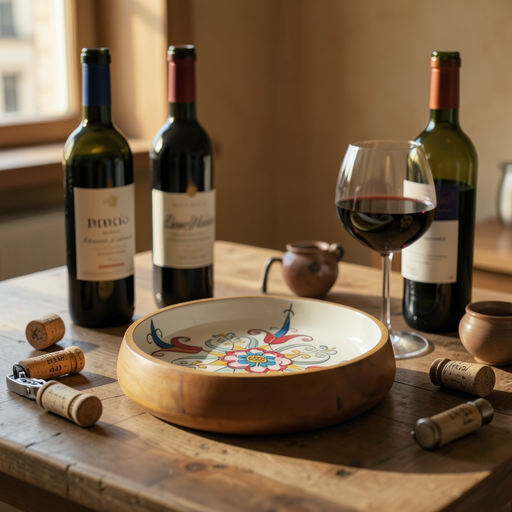 Porto Collection – Acacia Shallow Bowl 28 cm
