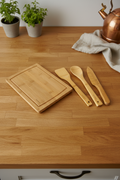 Tofu - Cutting Board with Utensils