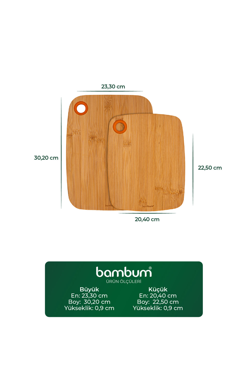 Ring - 2 Pcs Cutting Board 31-26 cm.