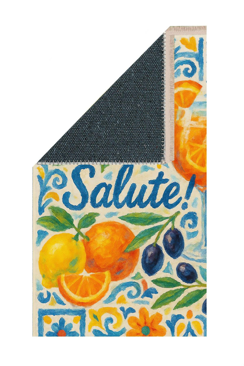 Salute! Print Woven Base Rug  120*180 cm.